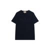 T-Shirts Men's Black Crew Neck Moderate 441685-X3A80-1000