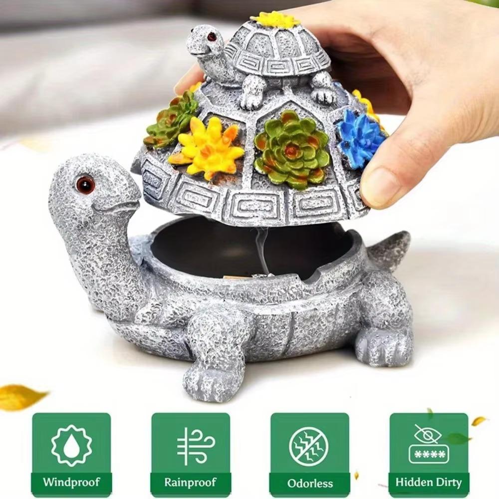Heat Resistant Sea Turtle Ornament Washable Desktop Ash Container  Father's Day Gifts