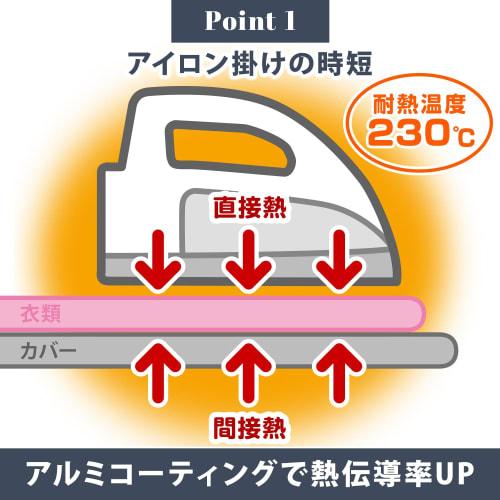 Astro Ironing Board Cover, Boat-Shaped, Silver, Aluminum Coated, Improved Heat Efficiency, Refresh Your Ironing Board, Reduce Ironing Time, Energy Sav