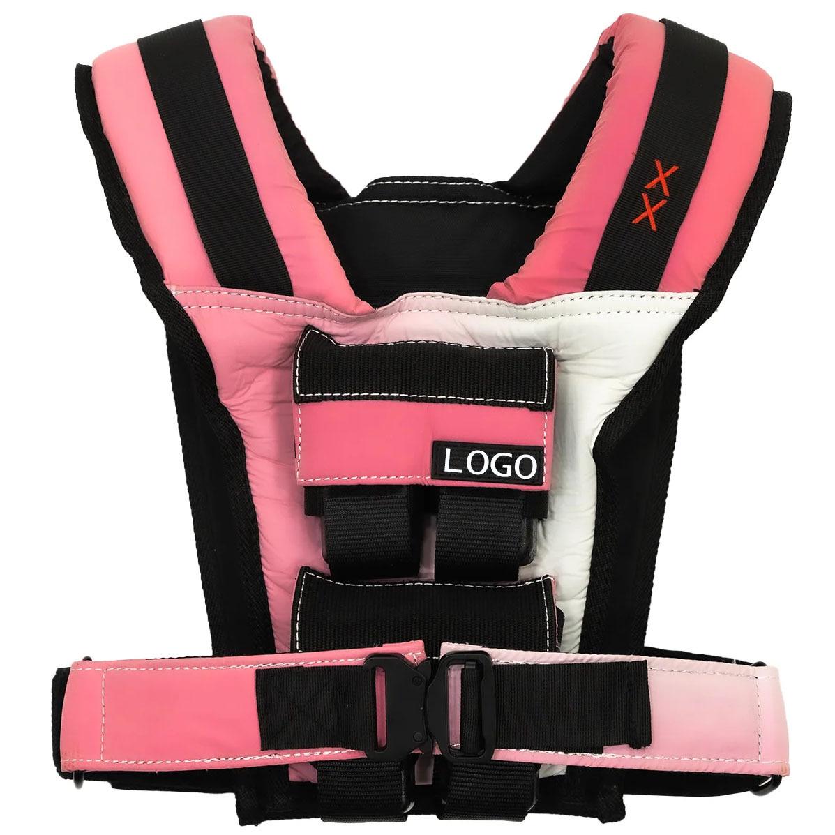 Professional Weighted Vest for Mountaineering, Rock Climbing, and Weightlifting rosa