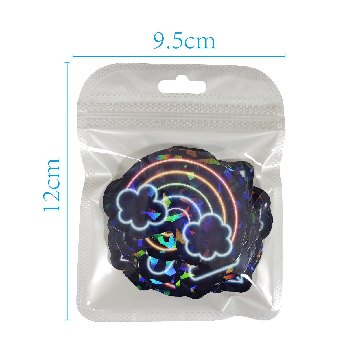 

Neon Stickers 50 Holographic Flash Bicycle Motorcycle Helmet Guitar DIY Laser Stickers