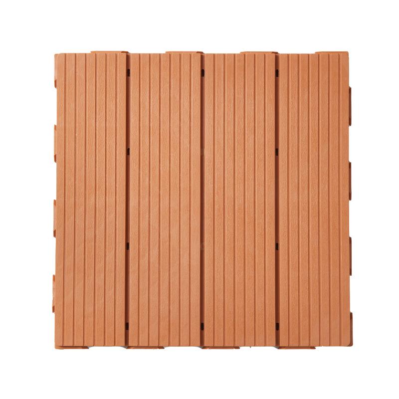 Outdoor Insect-Resistant Wear-Resistant Plastic Floor: Easy Assembly, Imitation Wood, Glue-Free, Nail-Free, Ideal for Courtyard Renovation.