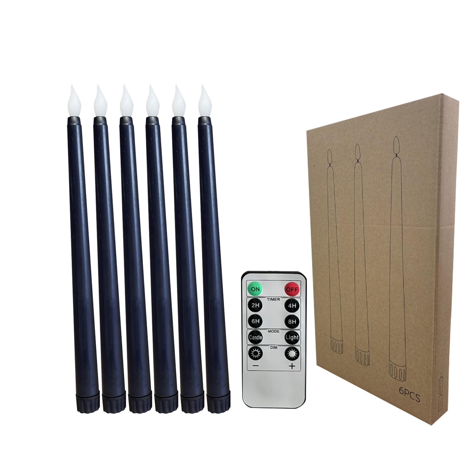 

Хэллоуинская коническая беспламенная свеча, 3D пламя, декоративный светильник на Хэллоуин, светодиодная электронная свеча со слезами с дистанционным управлением One Size