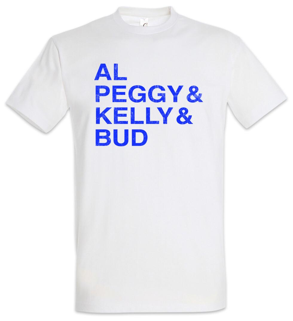 Married With Names T-Shirt Mens Womens Tees Top Al Children Peggy Kelly Bud Fun Bundy XL