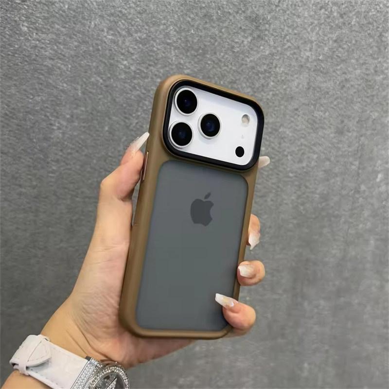 Mit Kamerasteuerungstasten-Hülle für iPhone 17 Pro Max 17Pro Schlanke Matte Durchscheinende PC TPU Stoßfeste Hülle für iPhone 17 Air