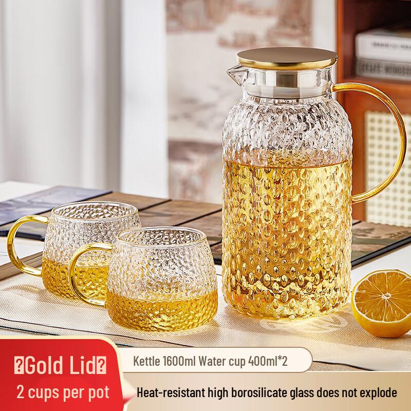 High Borosilicate Glass Cold Water Pitcher Set