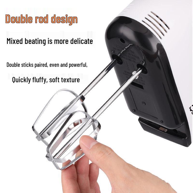 Compact Electric Egg Beater for Baking and Cream Mixing