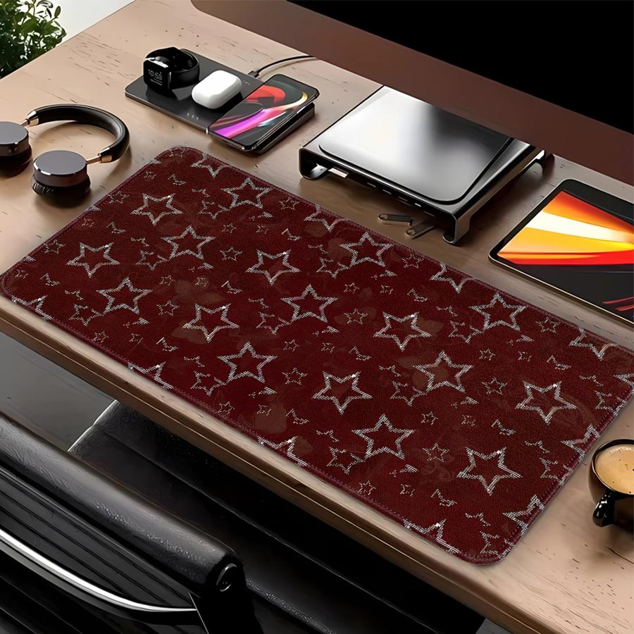 

Colored Star Pattern Waterproof Mouse Pad office Pad Computer Laptop Pad Desk accessories Game Console Pad Keyboard Mouse Pad 220x180x2mm