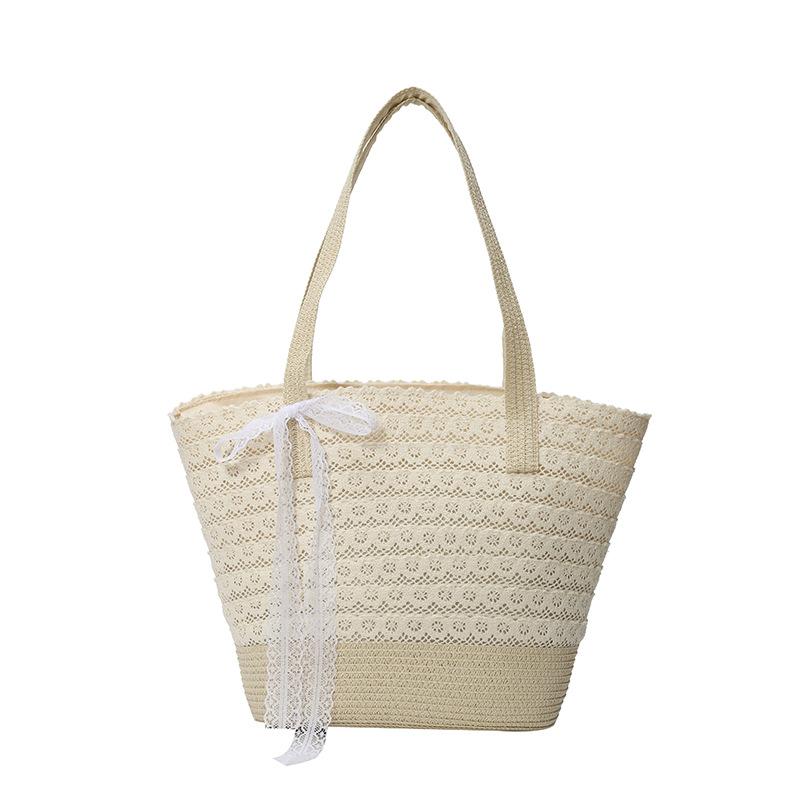 2025 new popular straw bag fashion vacation beach bag large capacity tote bag handwoven bag shoulder bag