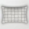 Rainbow Geometric Pattern Plant Print Decorative Pillowcase Bedroom Living Room Office Cushion Home Decor Rectangular Pillowcase
