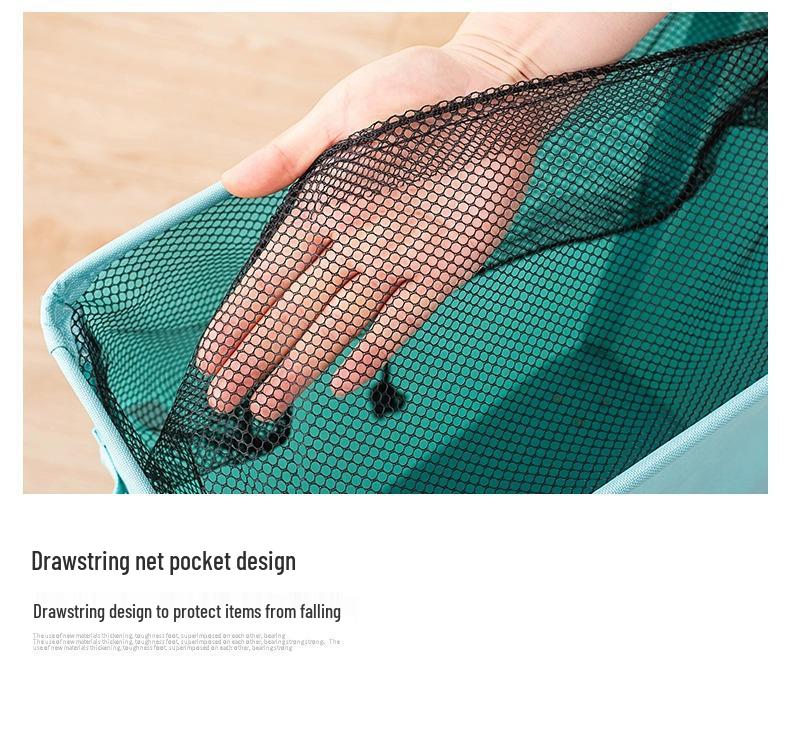 Rolling Oxford Cloth Laundry Basket - Japanese Style, Storage for Clothes, Dirty Laundry & Yoga Mats