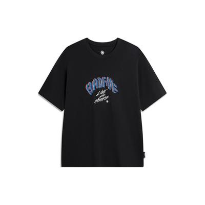 Li Ning Badfive T-Shirt Herren Schwarz AHSU427-1