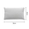 Modern Solid Color Pillowcase Flannel Coral Striped Pillow Case Thicken Sofa Pillow Cushion Cover 30X50cm Home Decoration