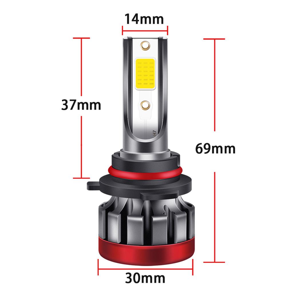 2 STÜCKE 9006/HB4 LED Nebelscheinwerfer Birnen 3000K Gelb 3000 Lumen 30W High Power LED Nebelscheinwerfer DRL Birnen