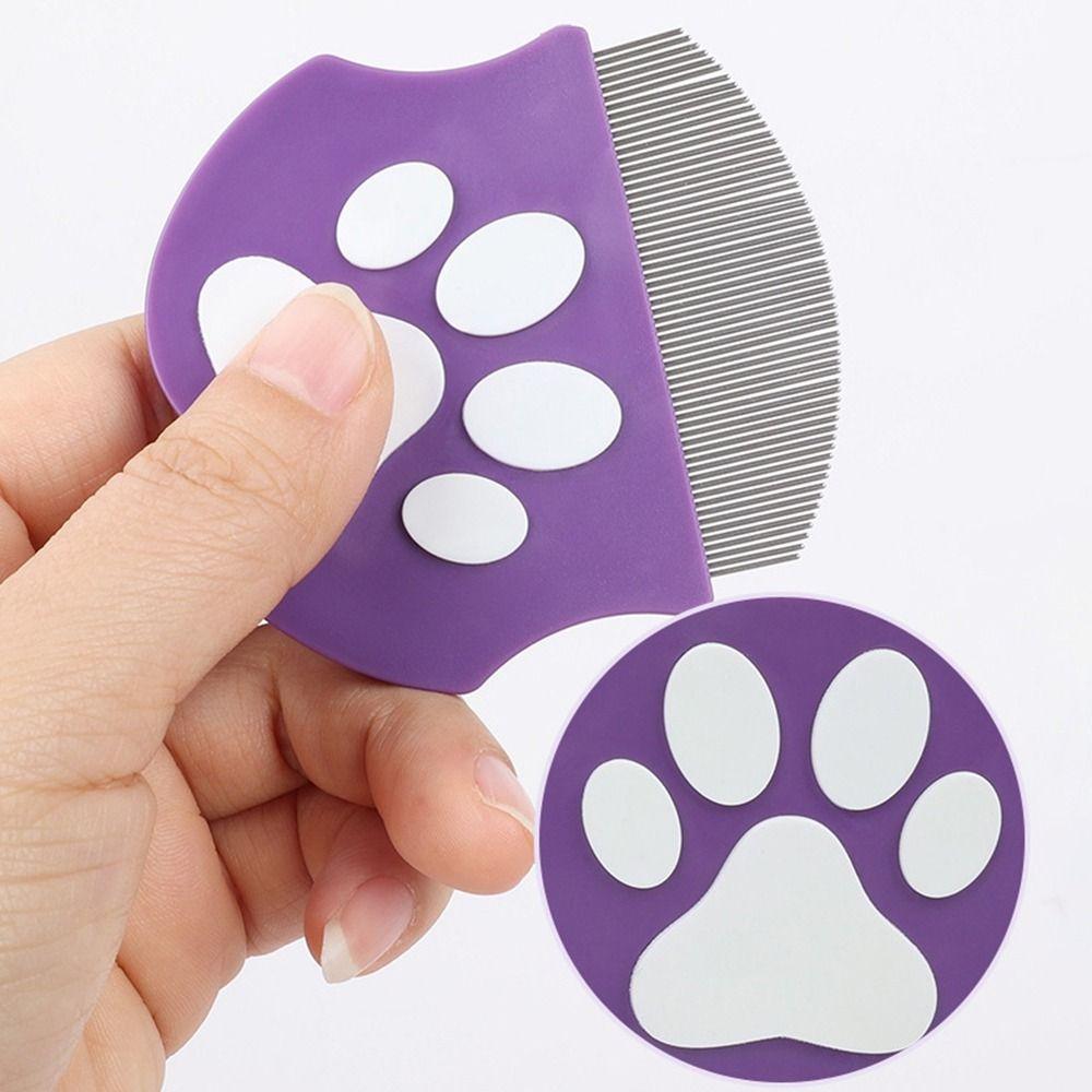 Handheld Pet Grooming Comb Curved Cats Massage Comb Pet Detangling Brush  Remove Short Hair