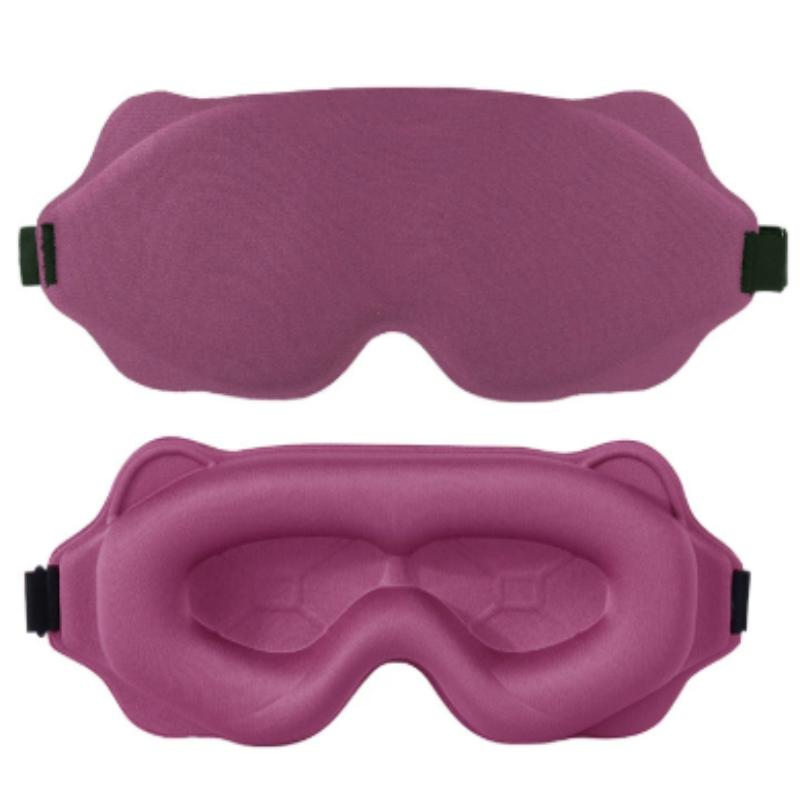 3D Contoured Eye Cup Eye Mask For Traveling Sleeping Soft Eye Cover Blindfold Mask For Made Up Eyes