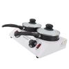 Máquina de derreter chocolate com 2 tanques, temperatura constante, alumínio, antiaderente, manual, máquina de chocolate