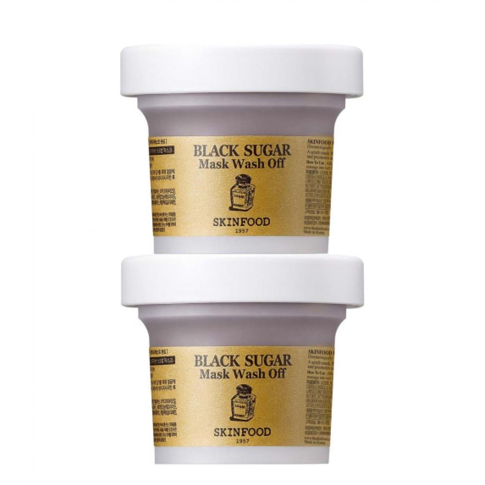 Skinfood [2pcs] Black Sugar Mask Wash Off NONE