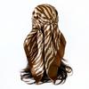 90cm silk scarf zebra pattern women's new arrival bag headscarf shawl artificial silk satin printing square scarf