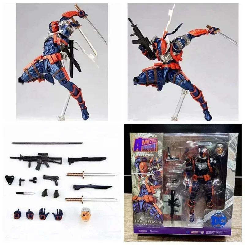 New Arrival Deathstroke 17cm Collectible Action Figure Yamaguchi Style Movable Joints Toy Desktop Decoration Gift