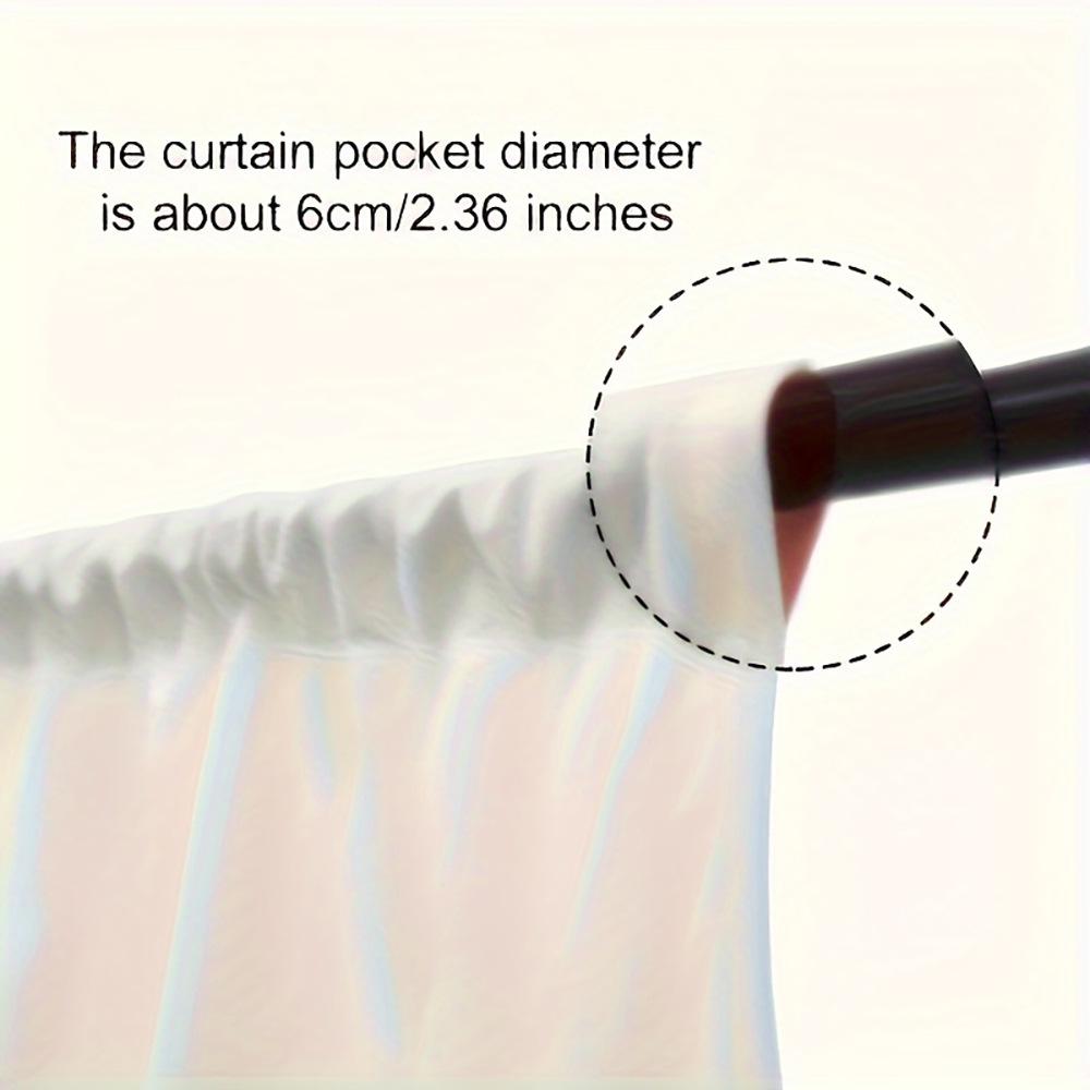 2-Piece 3D Printed Light-Filtering Thermal Curtains for Bedroom & Living Room with Noise Reduction and Rod Pocket