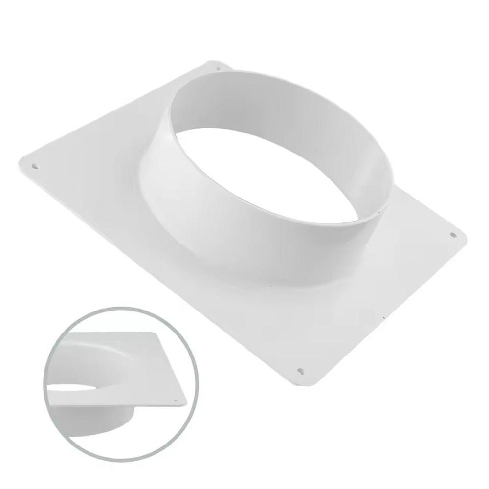 Plastisk ventilasjonsrøradapter Flenskobling Veggmontert Kanalverktøy Eksosrørskjøt Enkel installasjon
