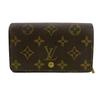 M61730 Compact Wallet with L-shaped Zipper Monogram Monogram Portonet Bie Tresol Bifold Wallet Brown Monogram Used