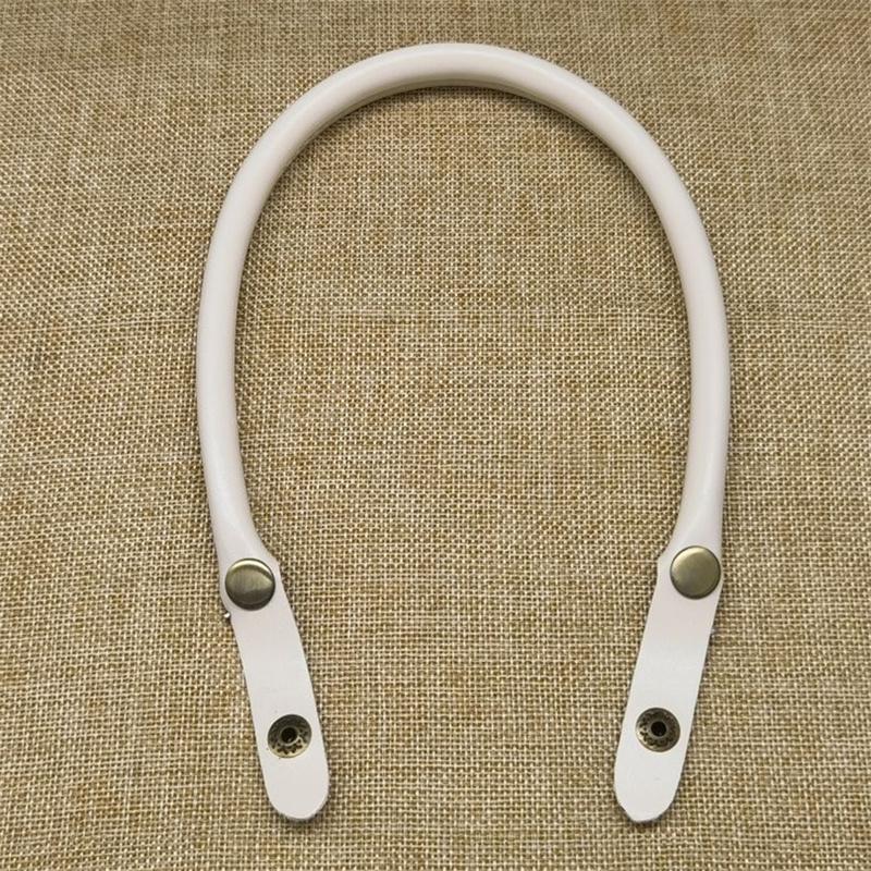 2PCS Bag Handles Replacement for Handbags Women Shoulder Bag Strap PU Leather Bags Belt Solid Color Clasp Accessories Handle