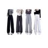 Women's Black Wide-Leg Sweatpants: 2026 New Loose, Lazy Style, Petite, Casual American Fashion