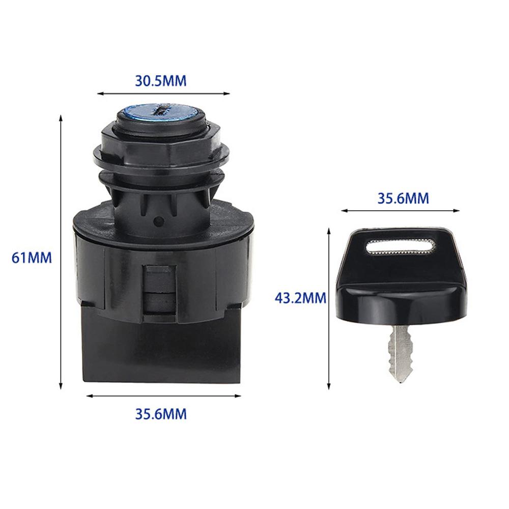 Comutator de aprindere 4011002 4012165 6 pini 3 poziții cu 2 chei de schimb pentru Sportsman 300 325 400