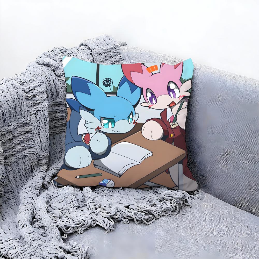 Palworld PD GAME Cushion Cover Premium Comfort Reversible Pillow Cove -Two In One Design for Any Room & Car Interior