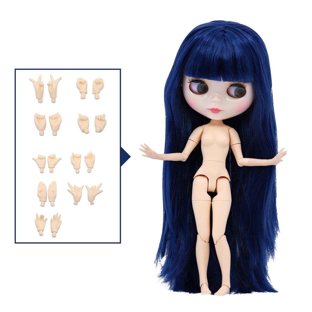 ICY Fortune Days 30cm Doll Body Cute Practice BJD Anime 4 Interchangeable Eye Colors 1/6 Only, Doll, Toy,