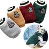 Striped Knitted Dog Sweater O-Neck Chihuahua Puppy Clothes Dog Vest Coat for Small Medium Dogs Yorkie French Bulldog Clothing