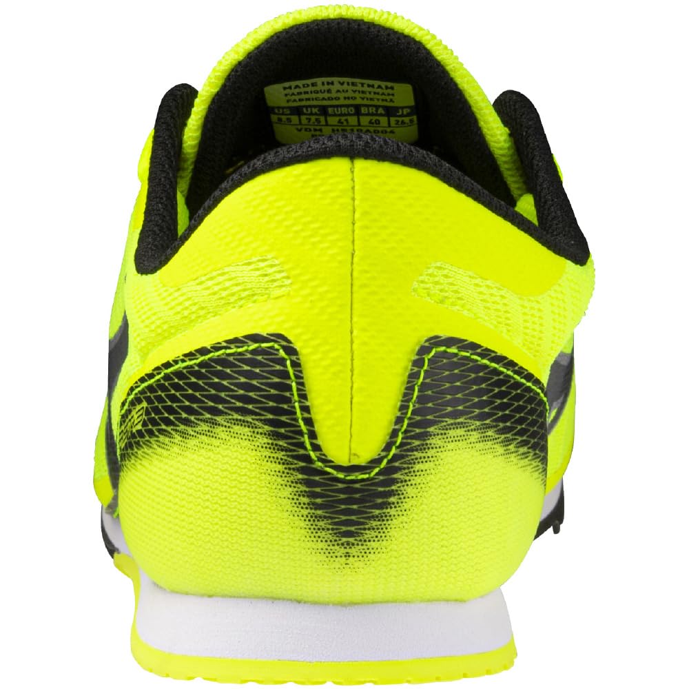 Mizuno Track and Field Shoes 3 Club Lightweight Short Distance Track and Field Spikes for Tracks Under 800m Yellow x Black cm 2E X-First 24.0