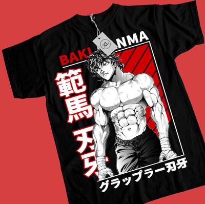 Baki the Grappler Hanma Yujiro T-shirt New,Top,Best View Unisex Black Gift Shirt
