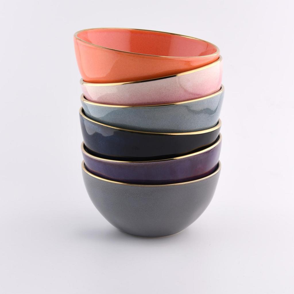 SIREN DUKA Swirling Bowl , Stoneware with Accent