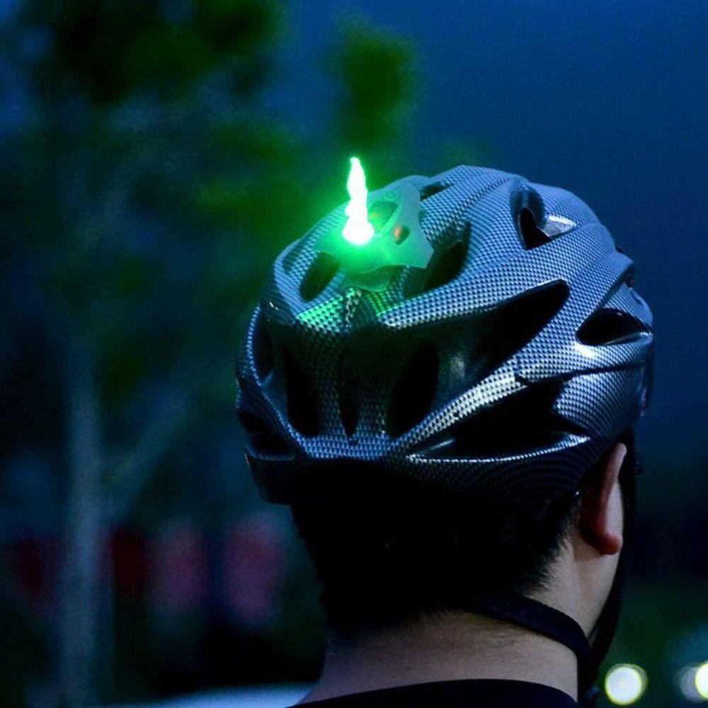 7 Gears Adjustment Bicycle Helmet Light Type-C Warning Helmet Light Daily Bike