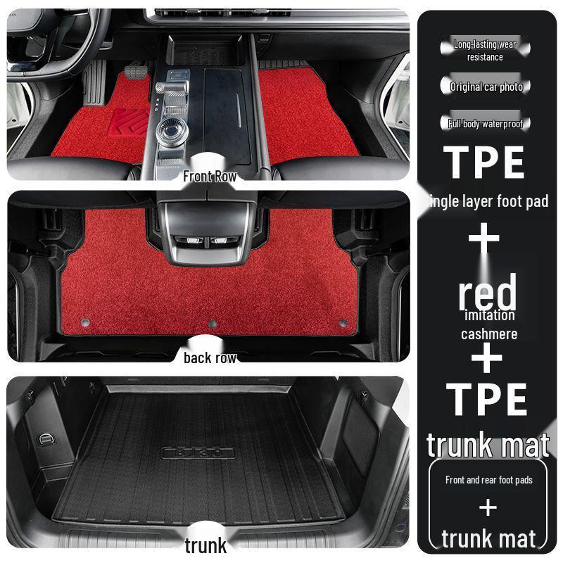 Full Coverage TPE Floor Mats for 2024 Beijing BJ30 - Car Modification & Decorative Accessories