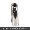 Artistic Metal Flower Vase, Mismatched Design, Large Opening, Beveled Edge - Ideal for Living, Dining, or Office Décor