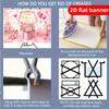 2D flat Mother's Day party decoration banner background fabric elegant pink rose bouquet with heart-shaped balloons and various