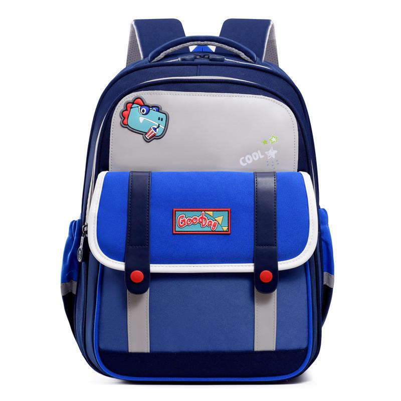Stylish And Comfortable Kids Backpack With Letter Patterns For Boys And Girls NavyBlue
