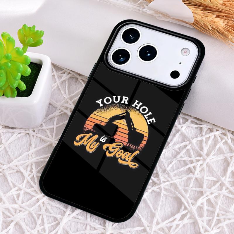 Bagger Bau Handyhülle für iPhone 17 Air 16 15 11 12 14 13 Pro Max Stoßfeste Hülle
