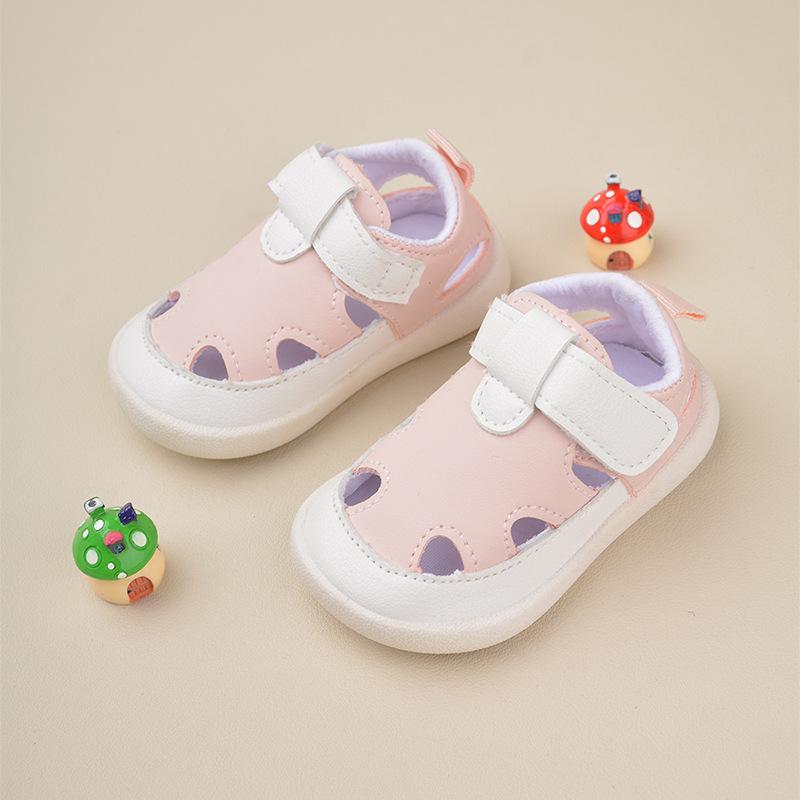 Breathable Boys Sandals, Casual Girls Shoes 16 розовый