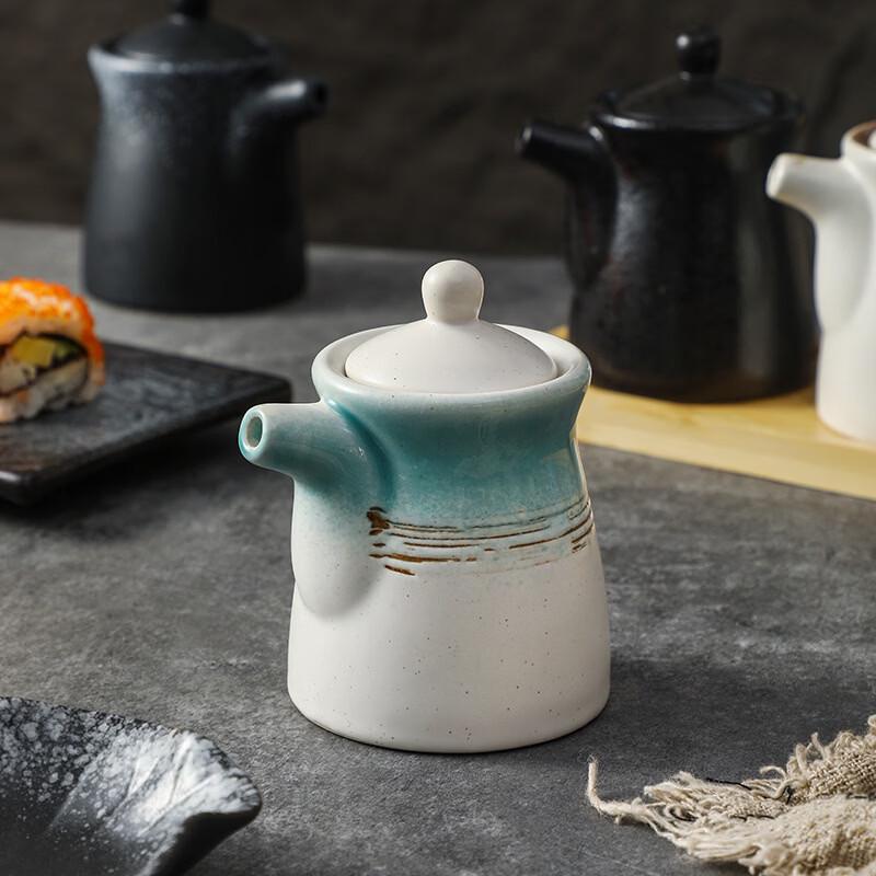ZISIZ Japońska Retro Ceramiczna Butelka na Sos Sojowy i Ocet