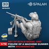 Spallach Soldier with Browning M2 Machine Gun 3D Printer Kit SPU31472 1/72