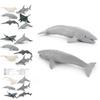 Pvc Ocean Life Dolphin Devil Fish Beluga Shark Realistic Model Collectible Display Figurine
