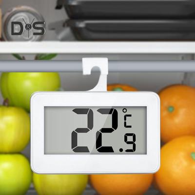 Refrigerator Hanging Thermometer LCD Display Waterproof Freezer Digital Thermometer Battery Operated High Accuracy Fridge Temperature Gauge