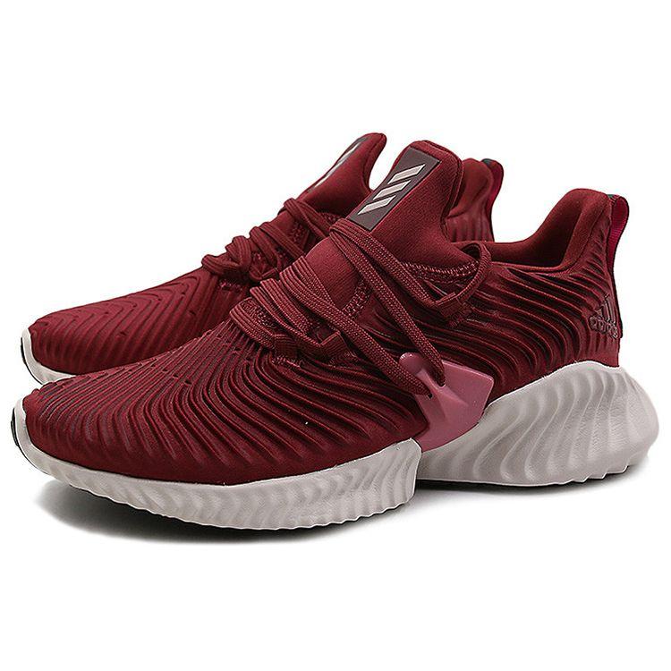 Adidas Alphabounce Instinct Casual Running Shoes Women Sneakers Red Brown CG5593
