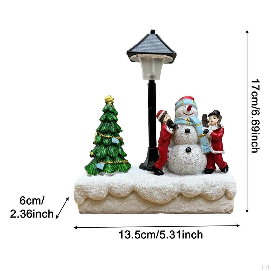 Christmas Figurine Nightlight Table Lamp for Home And Office