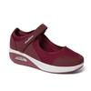Stepping shoes women's shallow air cushion shoes spring and summer thick-soled mesh breathable soft-soled rocking shoes women's large size 4
